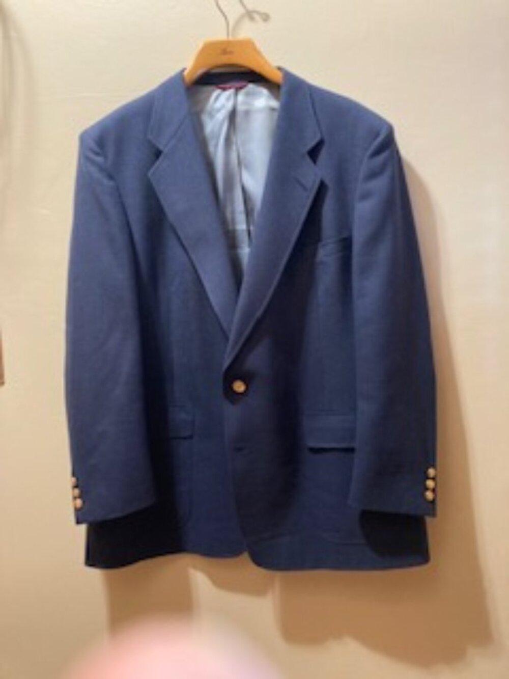 Hart Schaffner and Marx Suit Jacket. Navy Blue, 40 Reg.